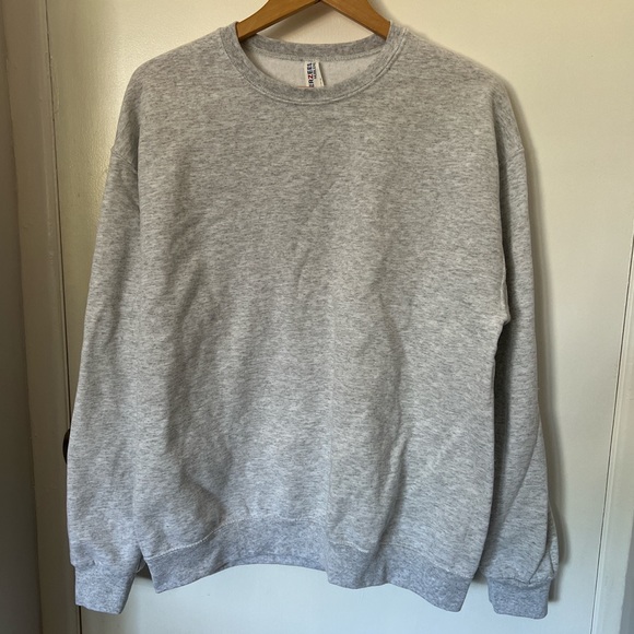 Light heather grey crewneck - Picture 1 of 2